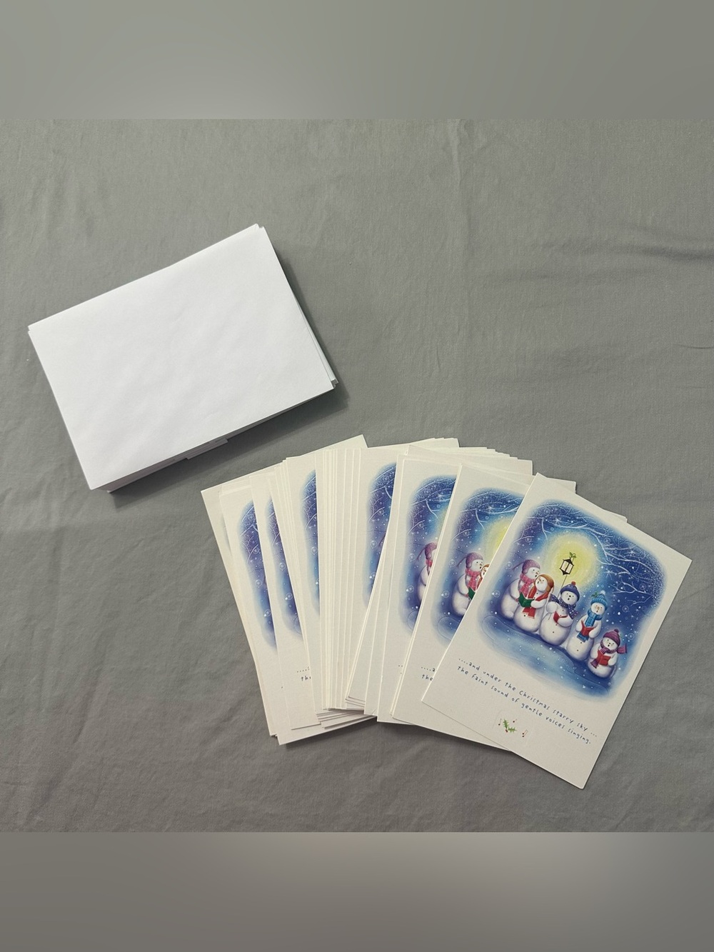 Paper Magic Group Christmas Cards Lot 39 Snowmen Carolers Artwork Kimm Starry
